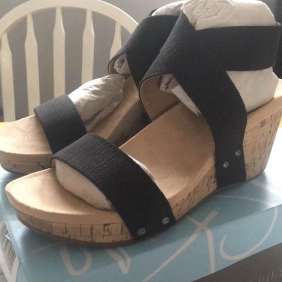 BRAND NEW women lifestride del mar wedge sandals size US 8.5 & US 9.5 - Picture 6 of 12